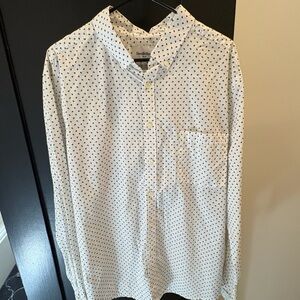 Goodfellow & Co Men's White Shirt with Pattern